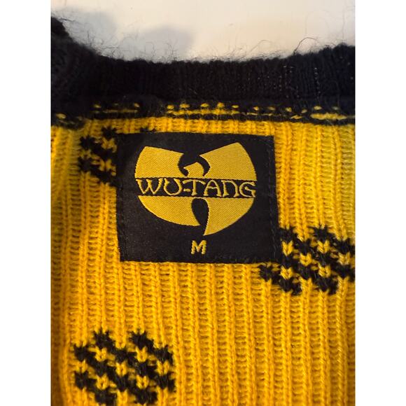 Wu-Tang Clan Sweater Medium Black Yellow Logo Hip Hop Streetwear 2016 - Picture 2 of 8